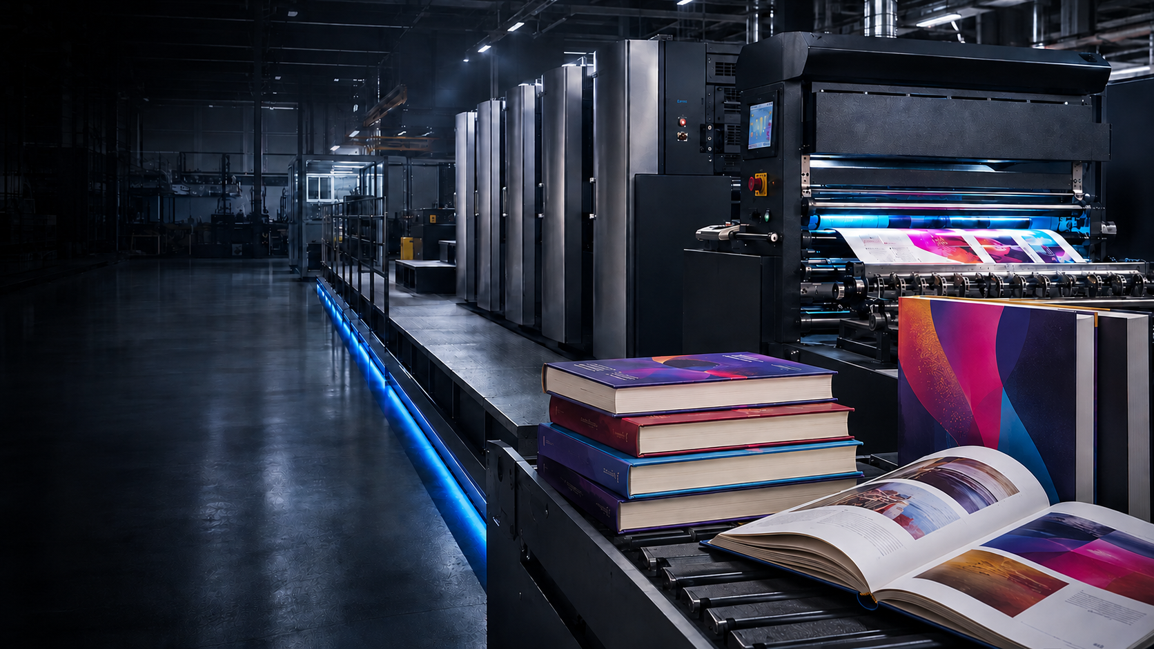 Multi-colour print and packaging production at Komt Solutions